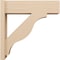 Ekena Millwork 8-in W x 28-in D x 28-in H Funston Block Rough Cedar Woodgrain TimberThane Outlooker, Primed Tan OUTUR080X28X28FST44RCPR - alternate 2